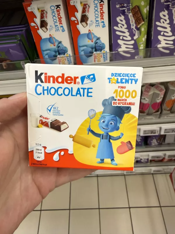 Kinder Chocolate Dziecięce Talenty 4 batoniki (kucharz) | 50g