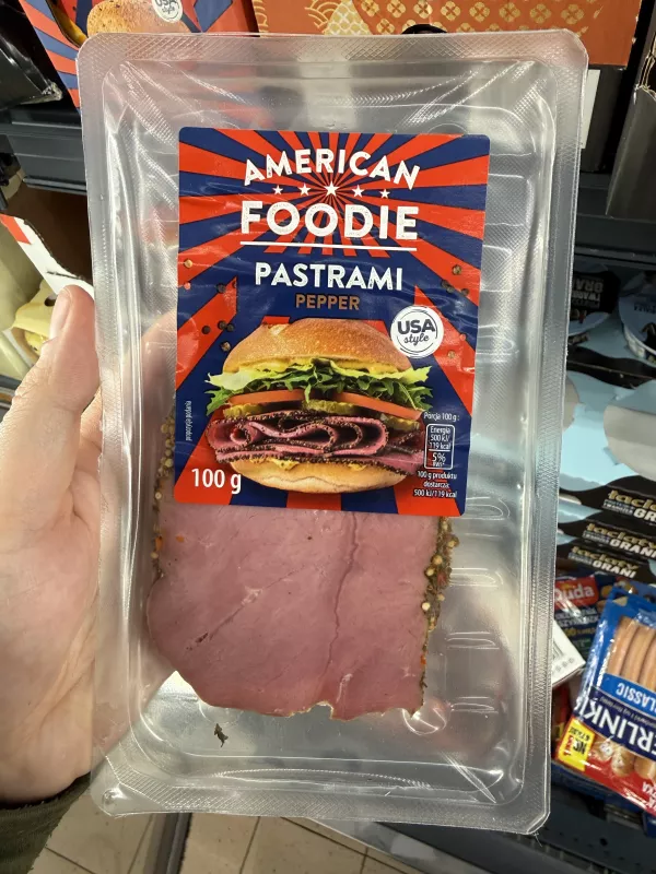 American Foodie Pastrami Pepper / Pastrami z pieprzem | 100g