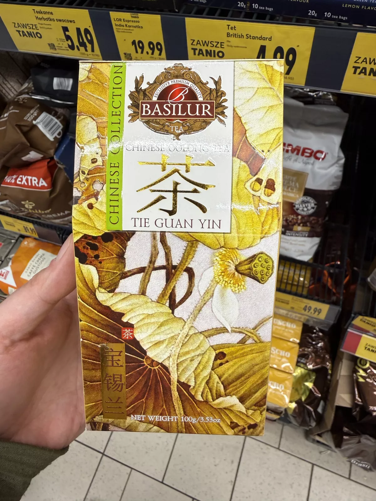 Basilur Chinese Collection Tie Guan Yin chińska herbata oolong liściasta | 100g