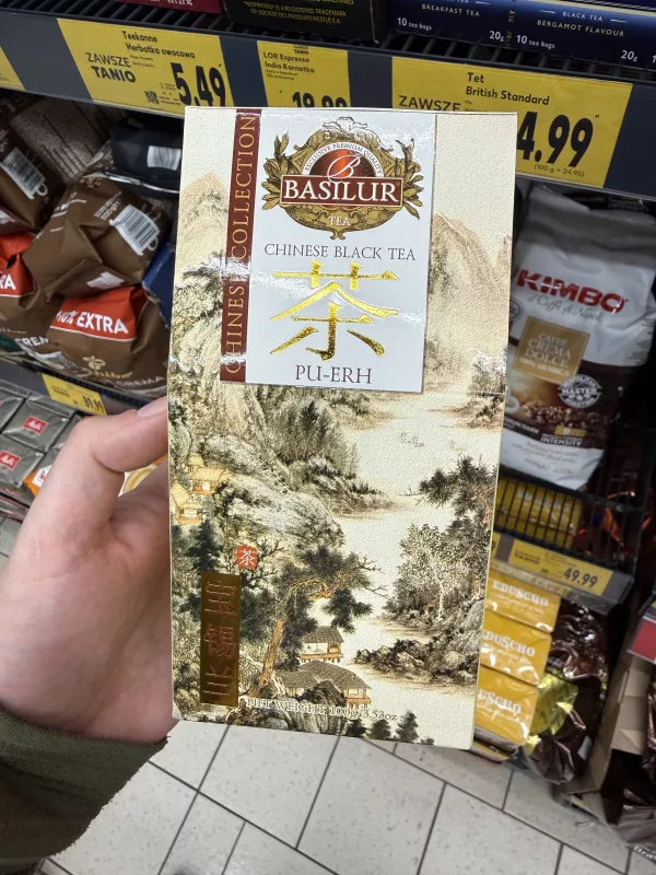 Basilur Chinese Pu-Erh herbata czarna liściasta | 100g