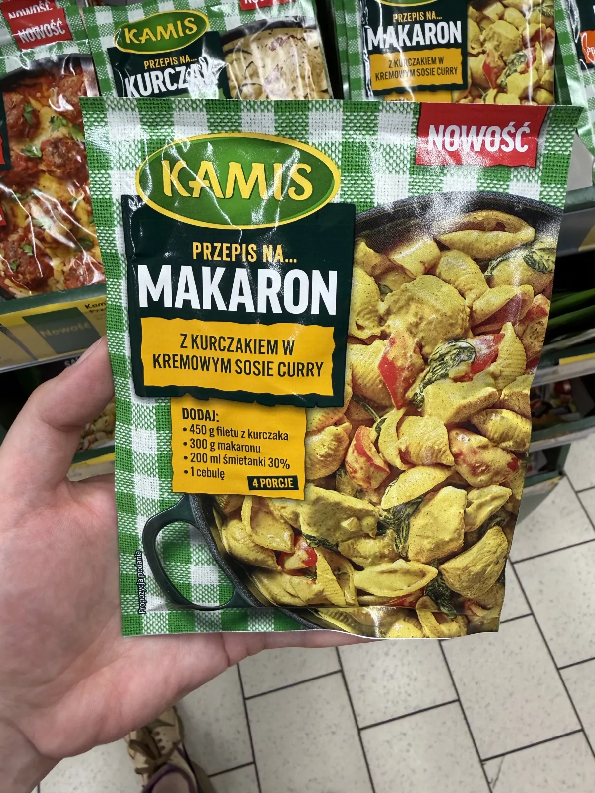 Kamis Przepis na… Makaron z kurczakiem w kremowym sosie curry | 30g