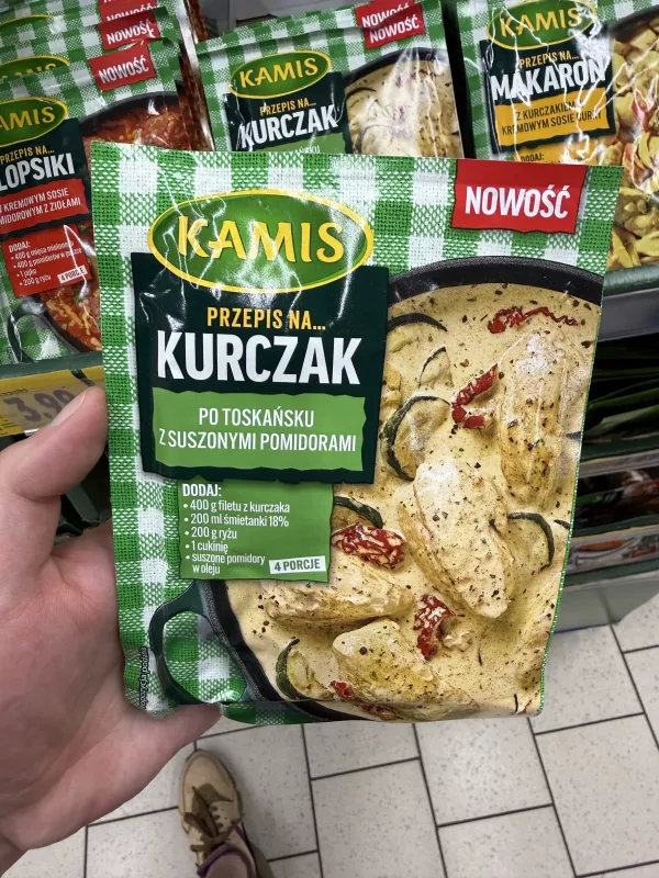 Kamis Przepis na… Kurczak po toskańsku z suszonymi pomidorami | 30g