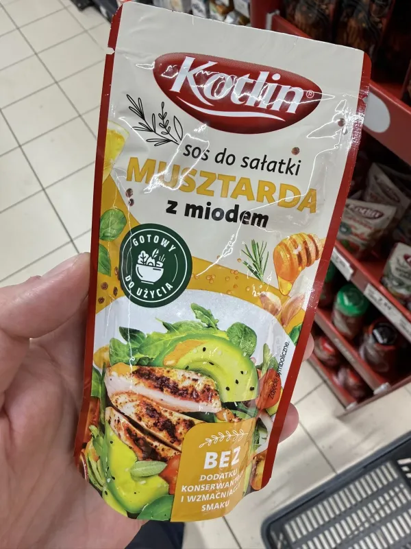 Kotlin Sos do sałatki Musztarda z miodem | 100g