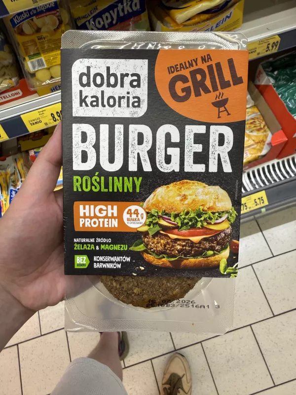 Dobra Kaloria Burger roślinny High Protein | 170g