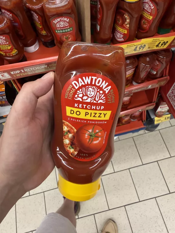 Dawtona Ketchup do pizzy z polskich pomidorów | 444g