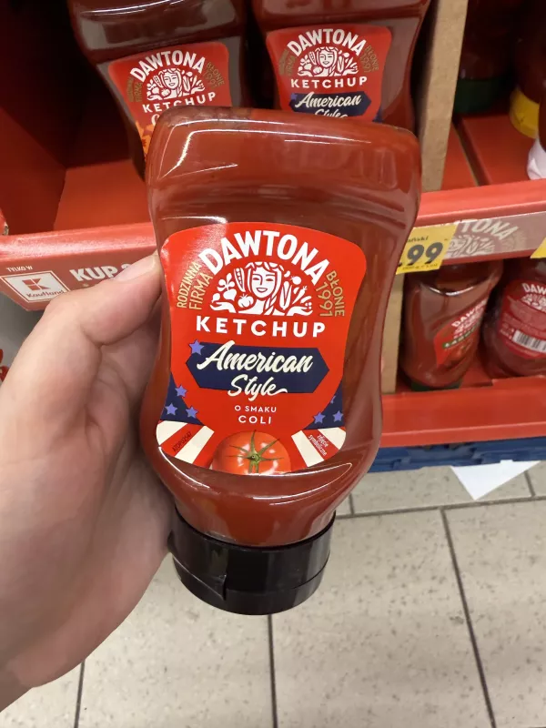 Dawtona Ketchup American Style o smaku coli | 330g