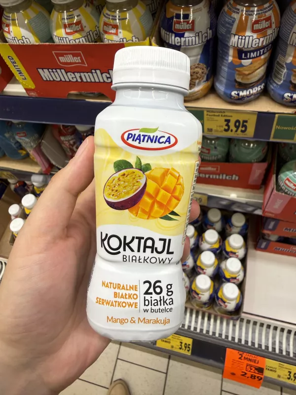 Piątnica Koktajl białkowy Mango & Marakuja | 250ml / 256g
