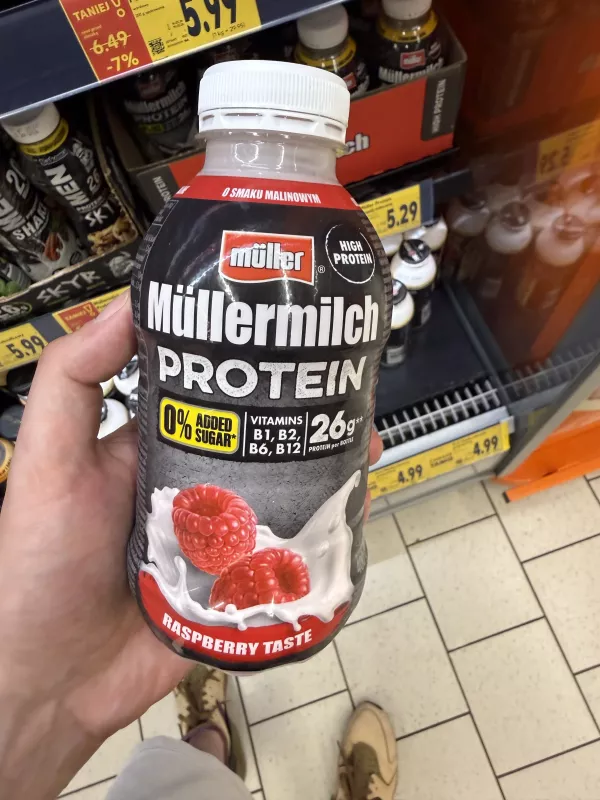 Müllermilch Protein Raspberry Taste | 400g / 383ml