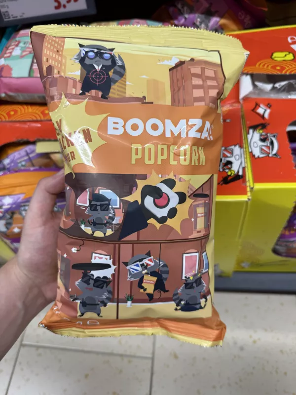 Boomza Popcorn Honey Chicken Flavour / Popcorn o smaku kurczaka w miodzie | 100g