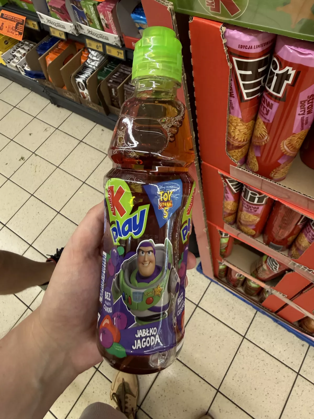 Kubuś Play Toy Story 5 jabłko jagoda | 400ml