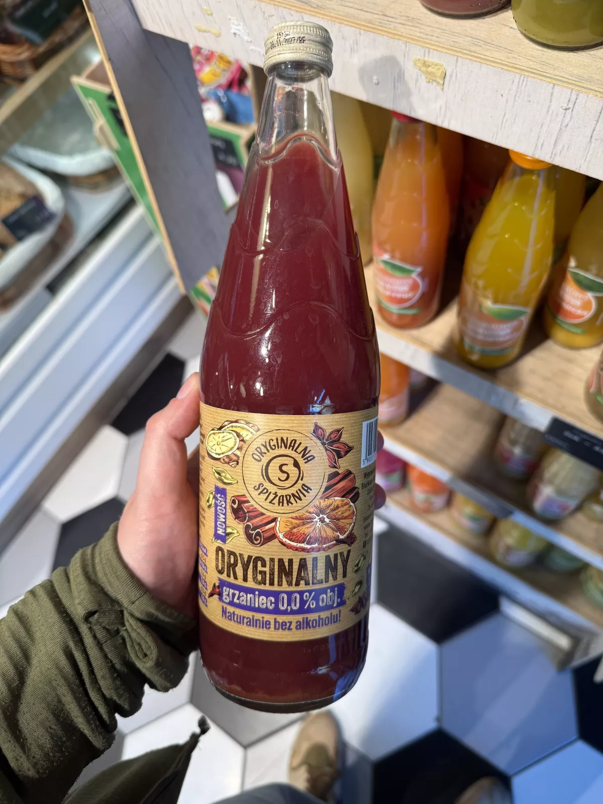 Oryginalna Spiżarnia Oryginalny grzaniec 0,0% obj. bezalkoholowy | 850ml