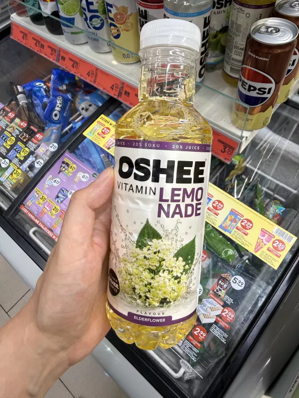 OSHEE Vitamin Lemonade Elderflower kwiat czarnego bzu | 555ml