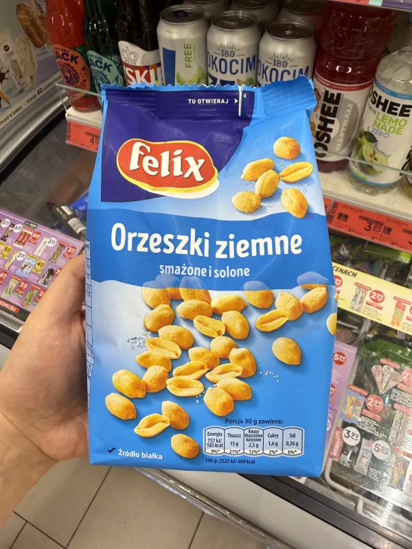 Felix Orzeszki ziemne smażone i solone | 380g