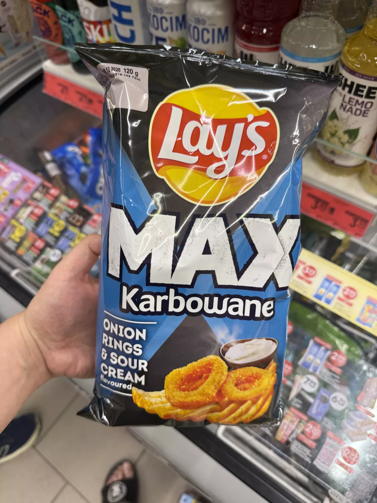 Lay’s Max Karbowane Onion Rings & Sour Cream Flavoured | 120g