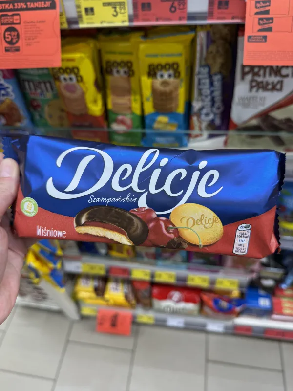 Delicje Szampańskie Wiśniowe | 147g