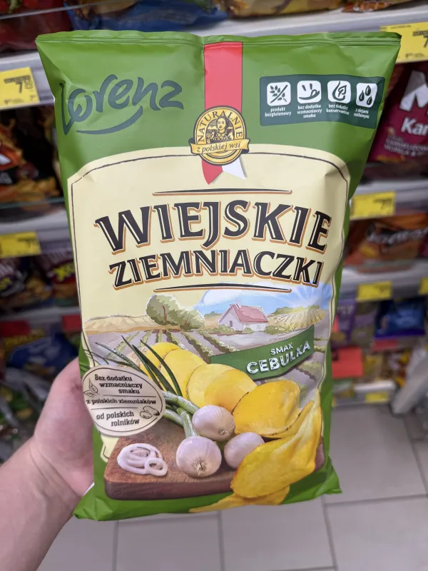 Lorenz Wiejskie Ziemniaczki smak Cebulka | 130g