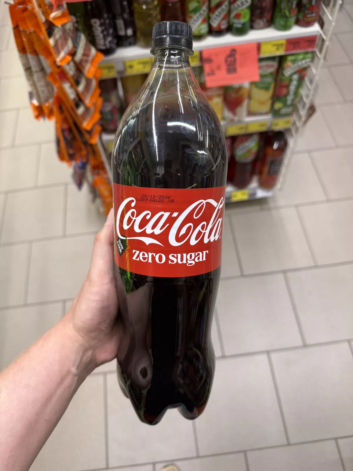 Coca-Cola Zero Sugar (białe logo) | 1500ml