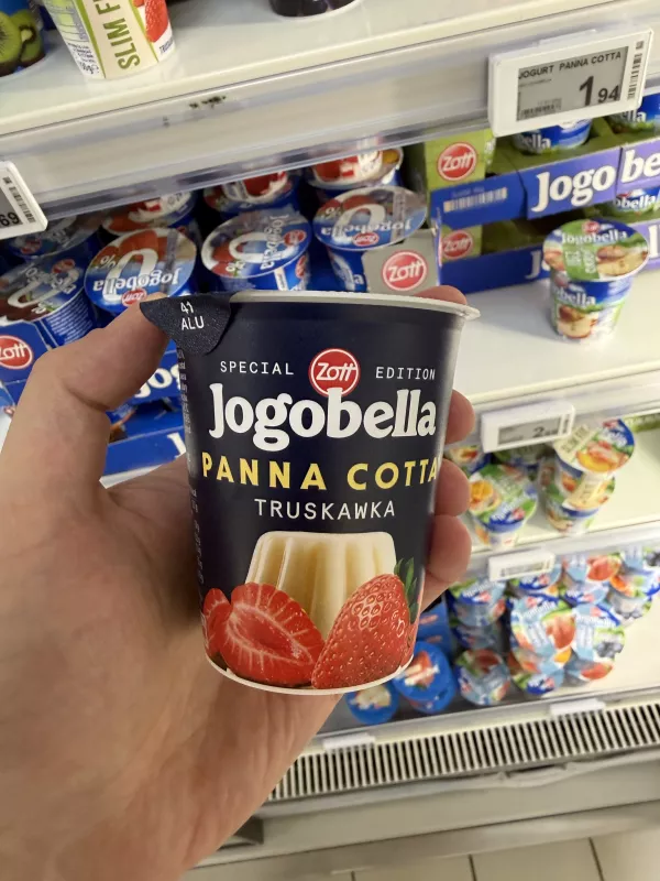 Zott Jogobella Jogurt Panna Cotta Truskawka | 150g
