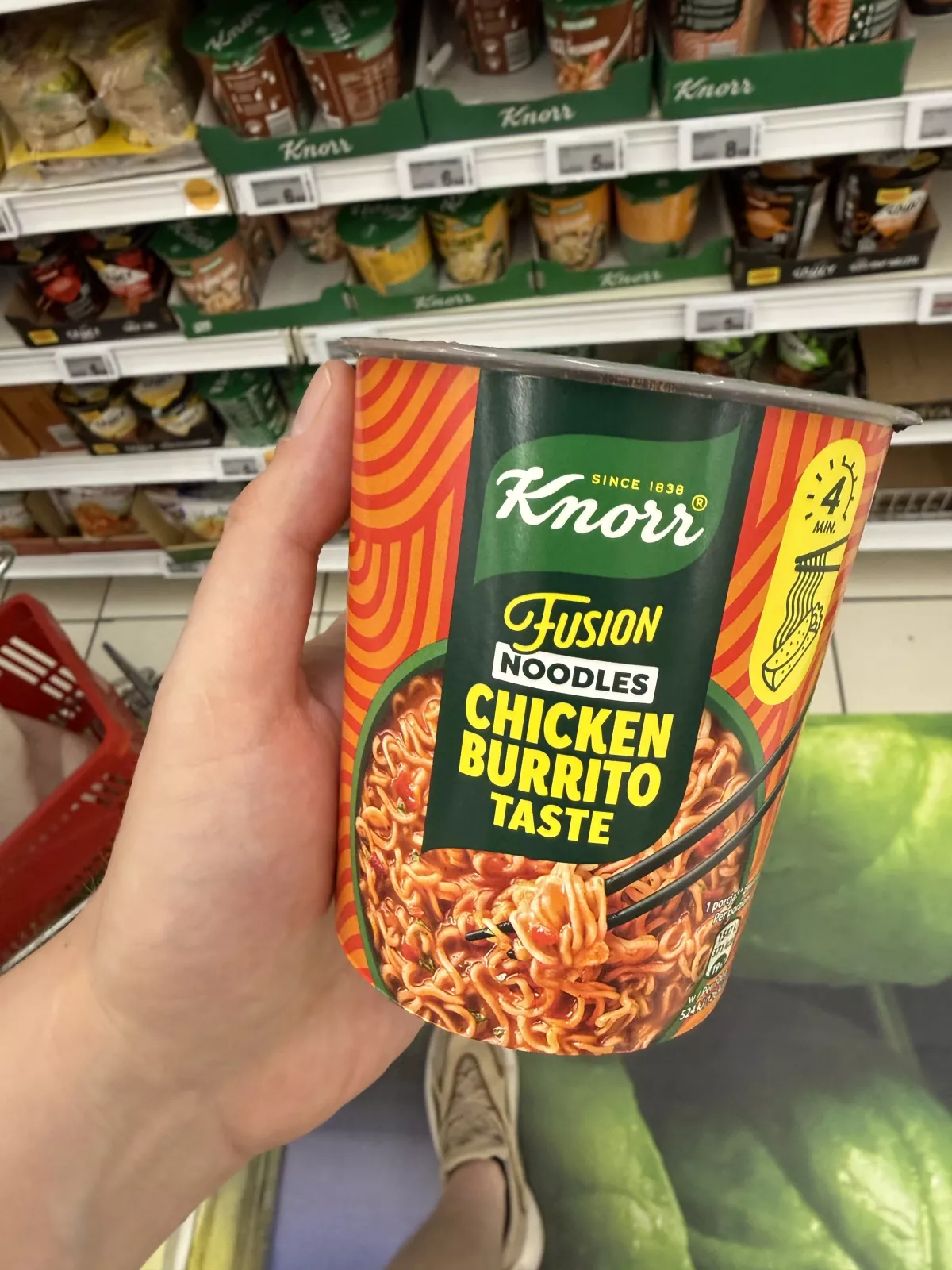Knorr Fusion Noodles Chicken Burrito Taste | 89g