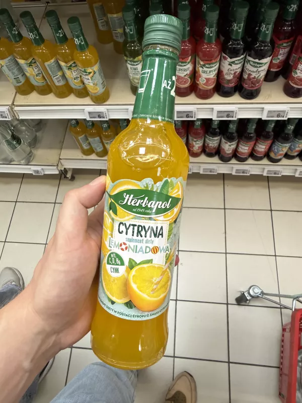 Herbapol Cytryna Lemoniadowa suplement diety syrop | 420ml