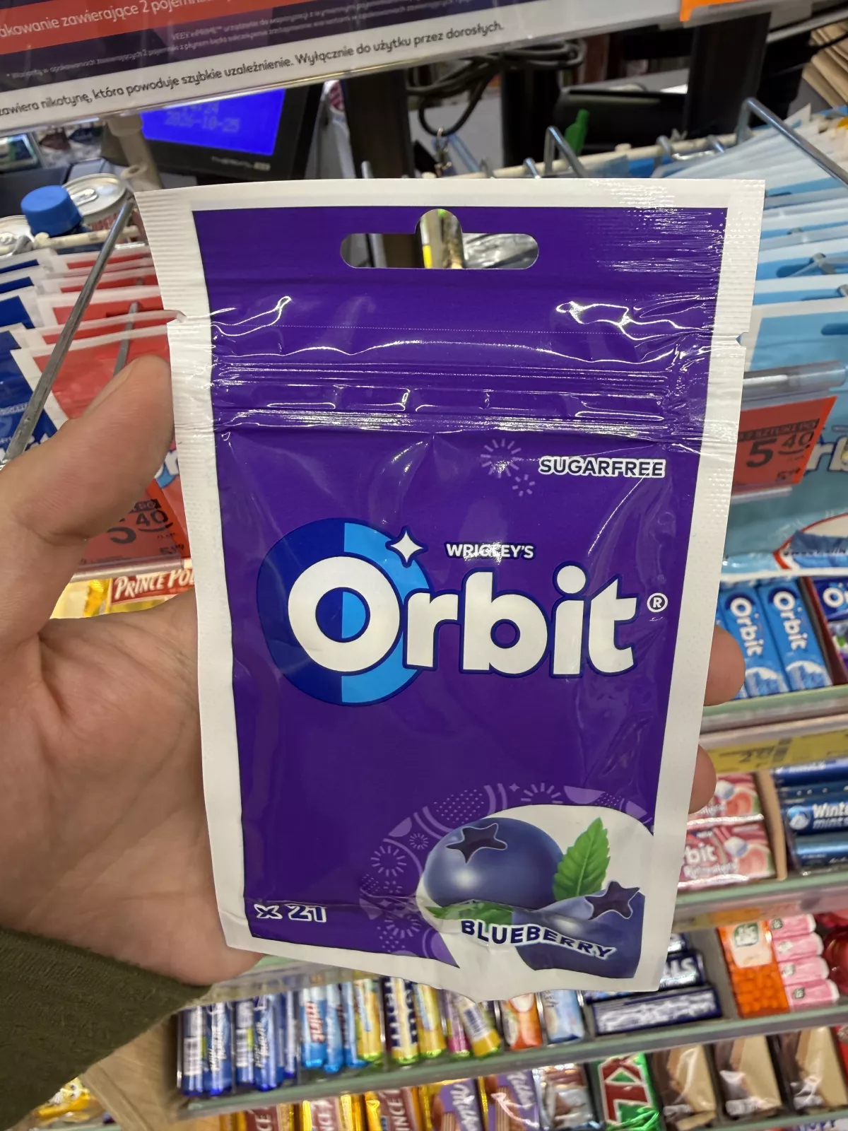 Orbit Blueberry Sugarfree | 29g