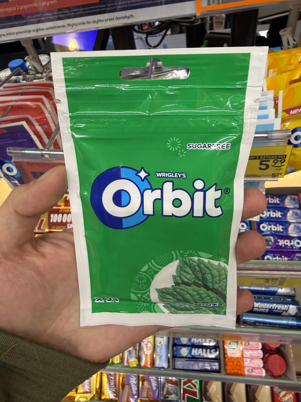 Orbit Spearmint Sugarfree | 29g