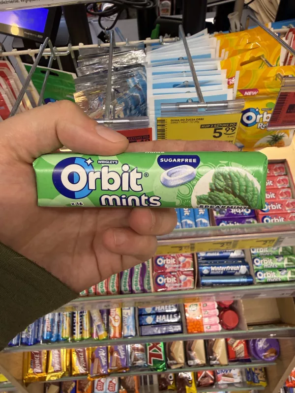 Orbit Mints Spearmint Sugarfree | 28g