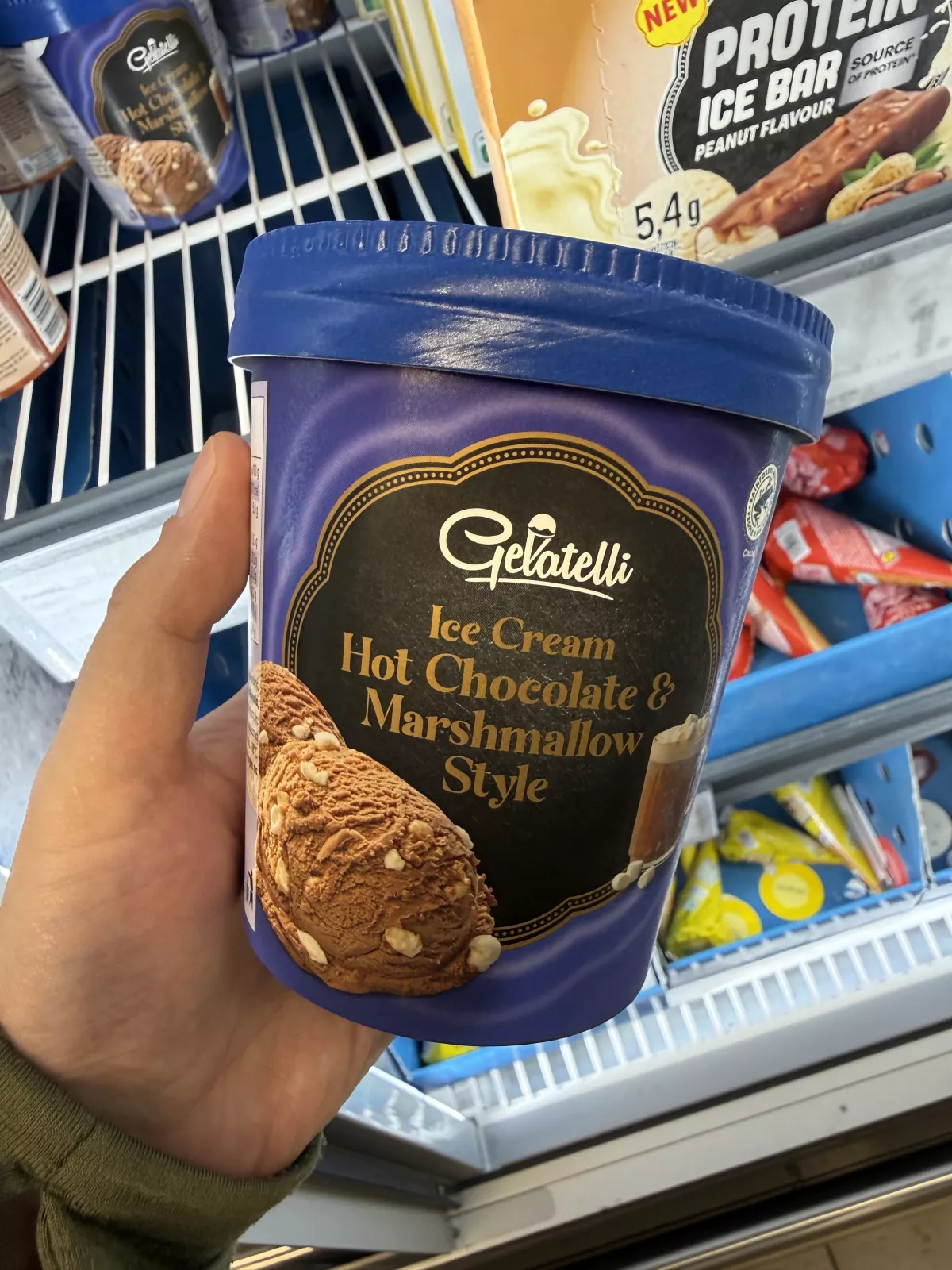 Gelatelli Ice Cream Hot Chocolate & Marshmallow Style – lody czekoladowe z piankami | 300g / 500ml