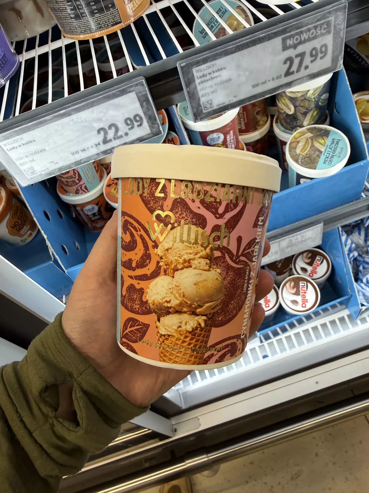 Willisch Lody o smaku Cynamonki z jabłkiem | 400g / 465ml
