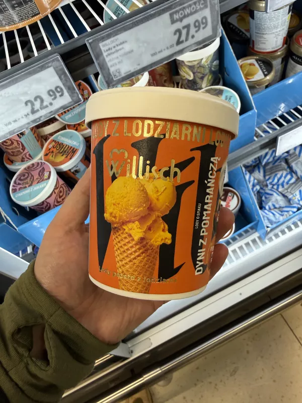 Willisch Lody o smaku dyni z pomarańczą | 390g / 465ml