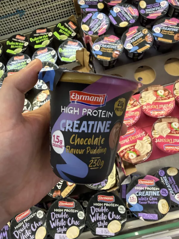 Ehrmann High Protein Creatine Chocolate Flavour Pudding | 230g