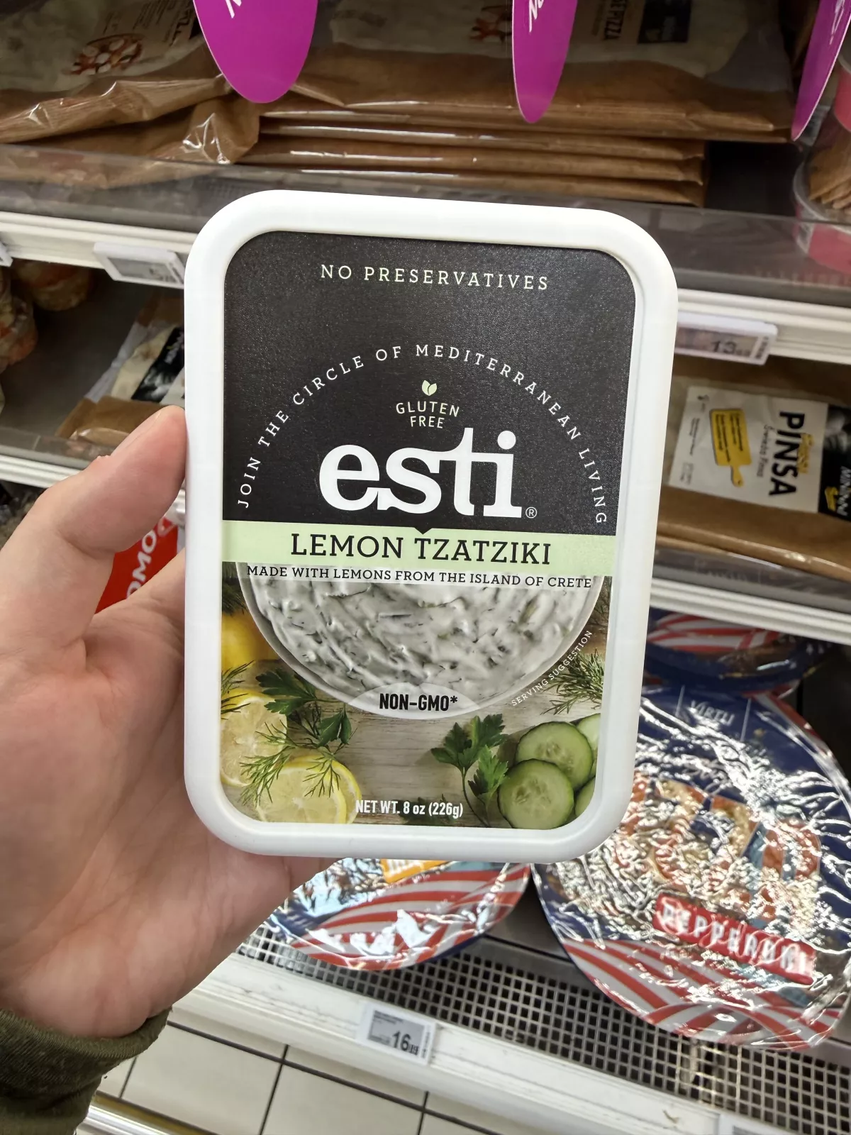 Esti Lemon Tzatziki / Sos Tzatziki o smaku cytrynowym | 226g