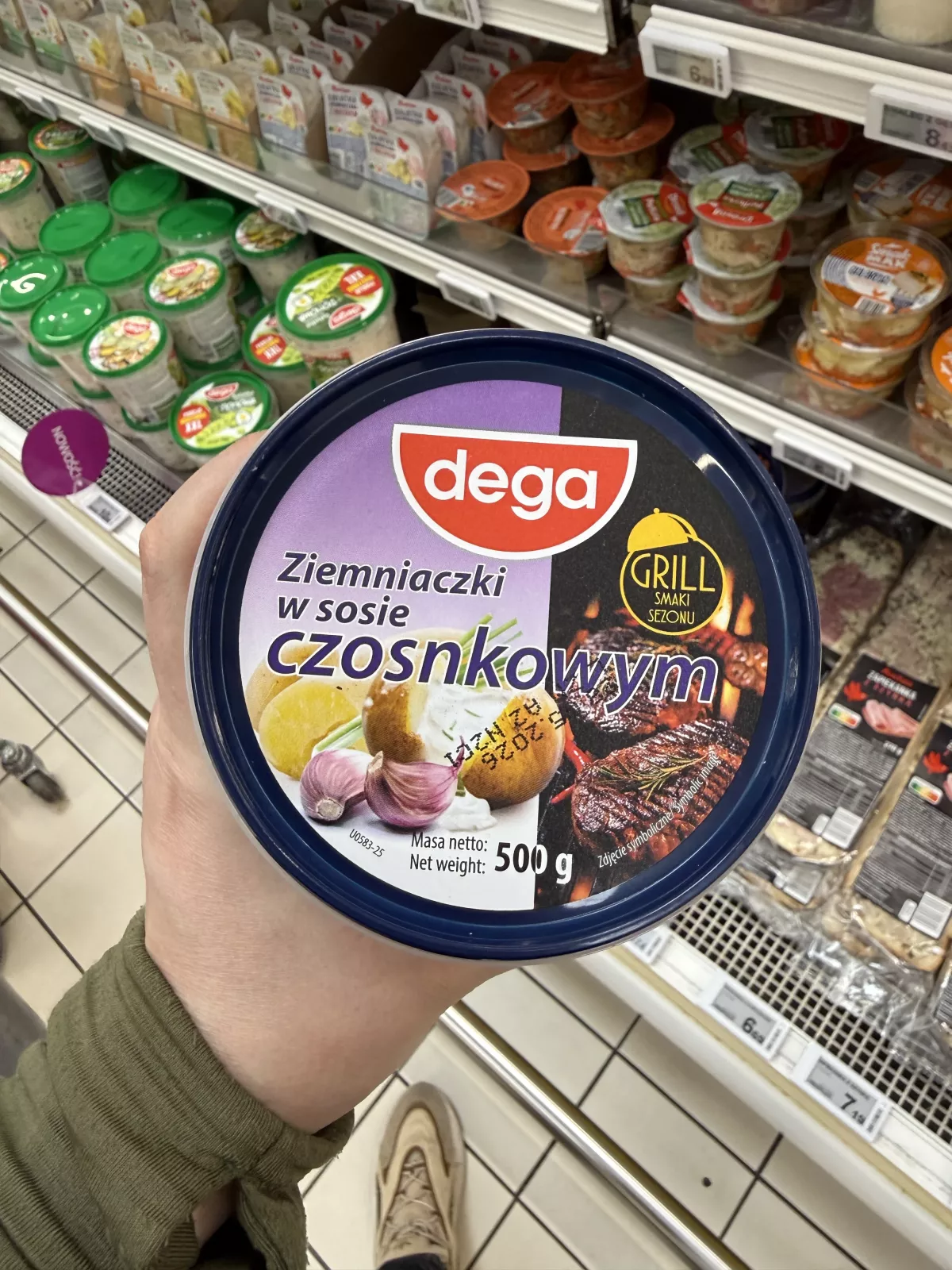 Dega Grill Ziemniaczki w sosie czosnkowym | 500g