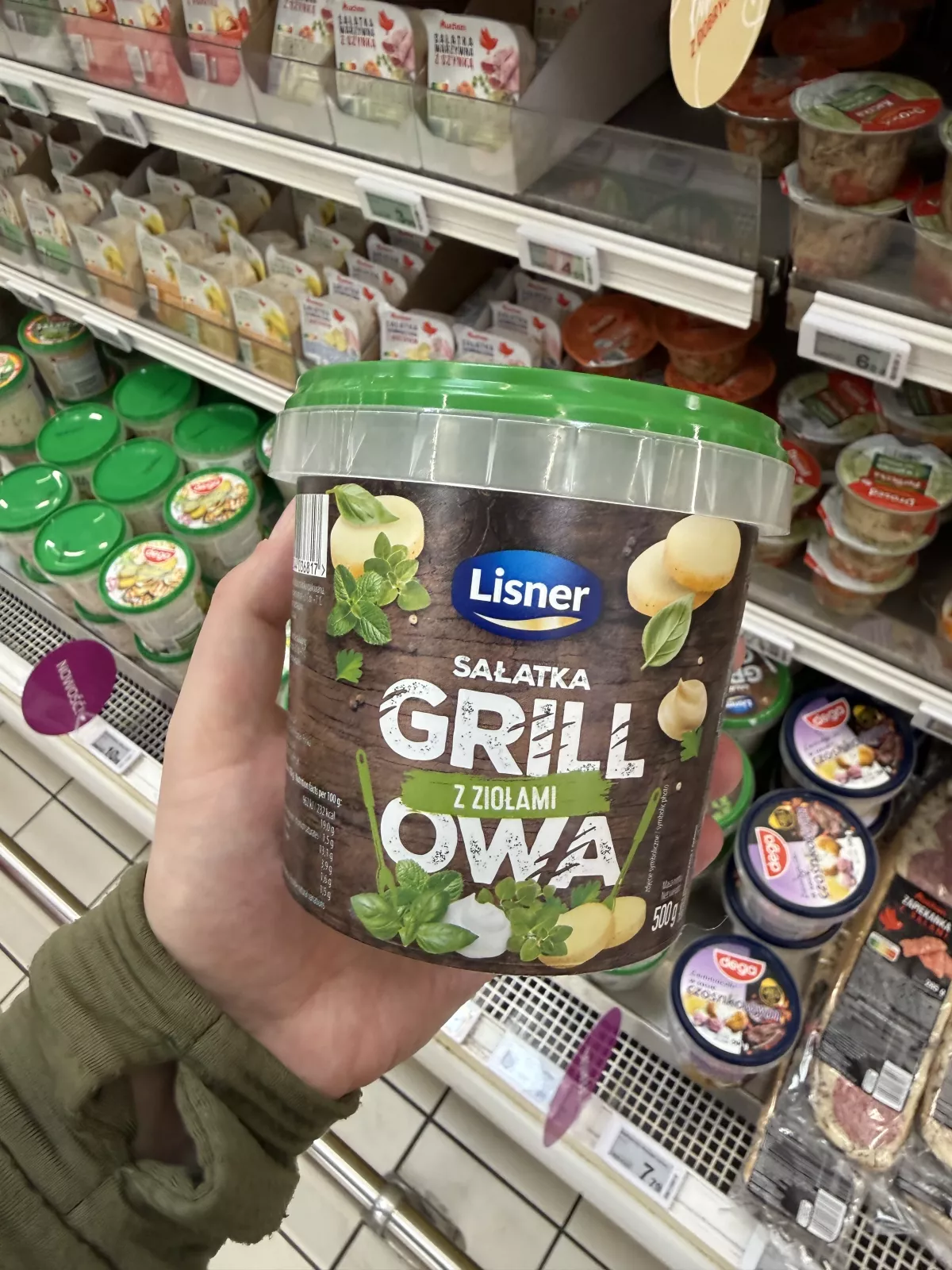 Lisner Sałatka Grillowa z ziołami | 500g