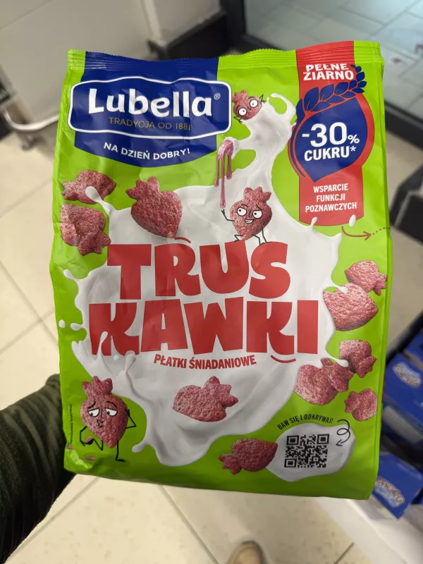 Lubella Truskawki Płatki śniadaniowe | 450g