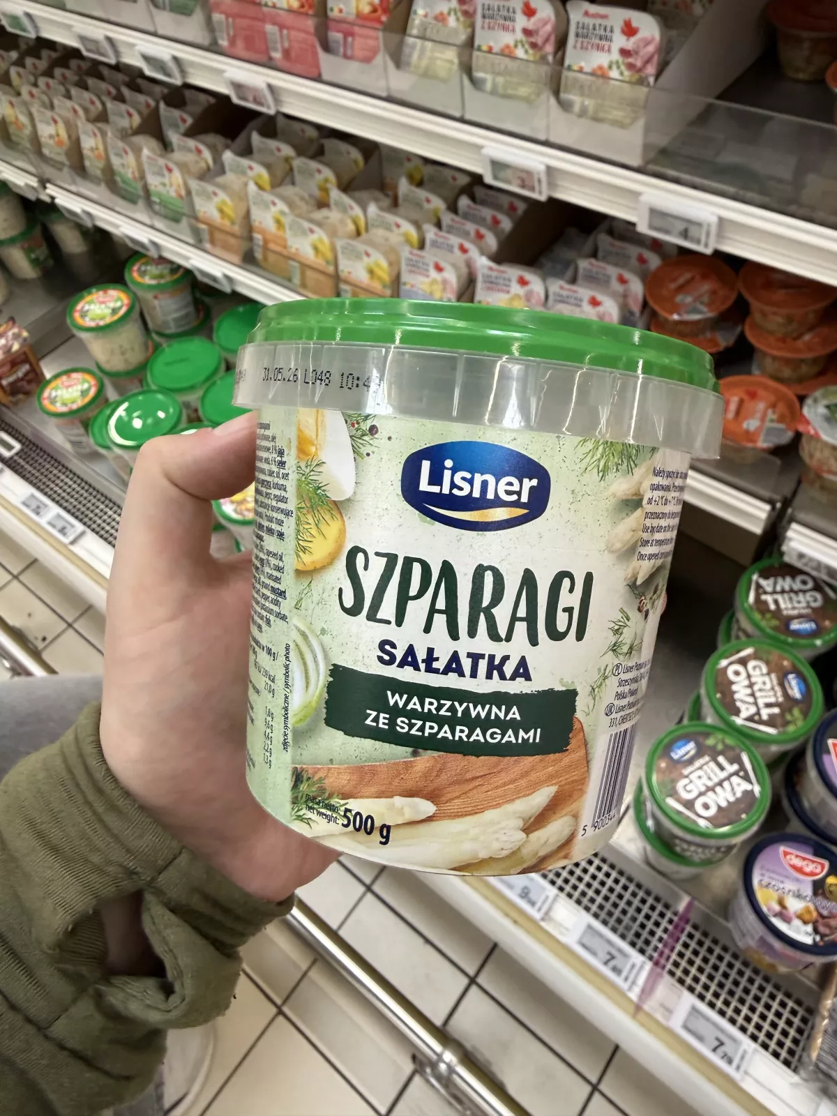 Lisner Szparagi Sałatka warzywna ze szparagami | 500g