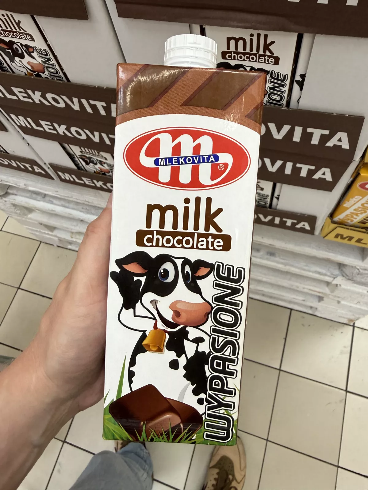 Mlekovita Wypasione mleko czekoladowe UHT | 1000ml