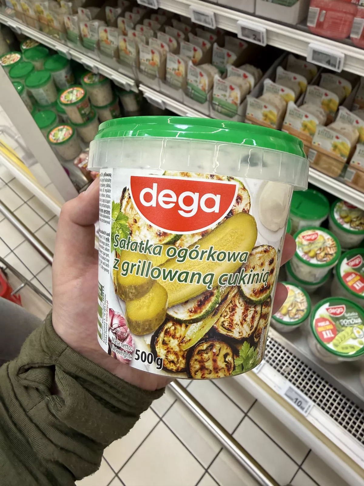 Dega Sałatka ogórkowa z grillowaną cukinią | 500g