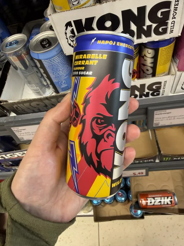 Kong Strong Wild Power Mirabelle Currant Zero Cukru | 250ml