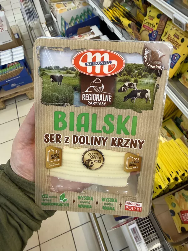 Mlekovita Regionalne Rarytasy Ser Bialski z Doliny Krzny plastry | 135g