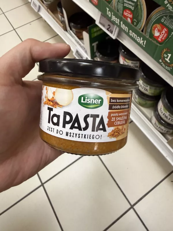 Lisner TaPasta pasta warzywna ze smażoną cebulką | 180g