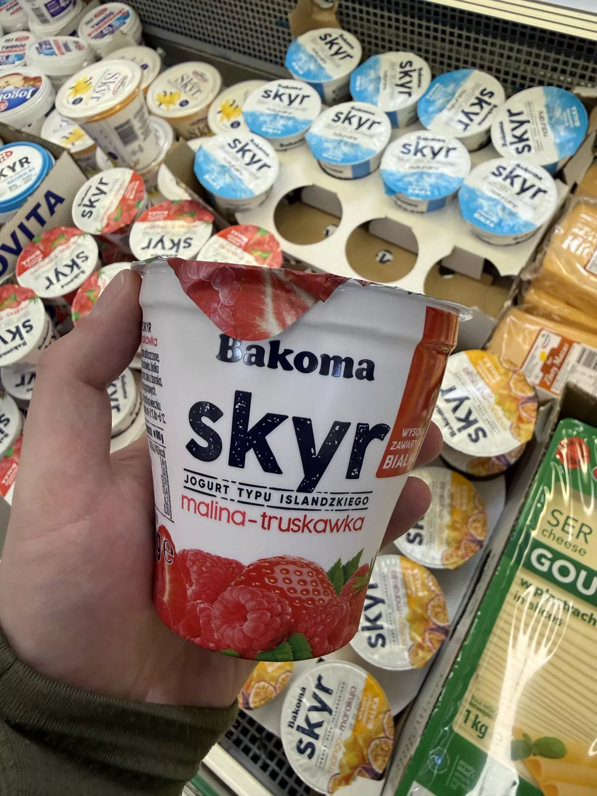 Bakoma Skyr malina-truskawka | 300g