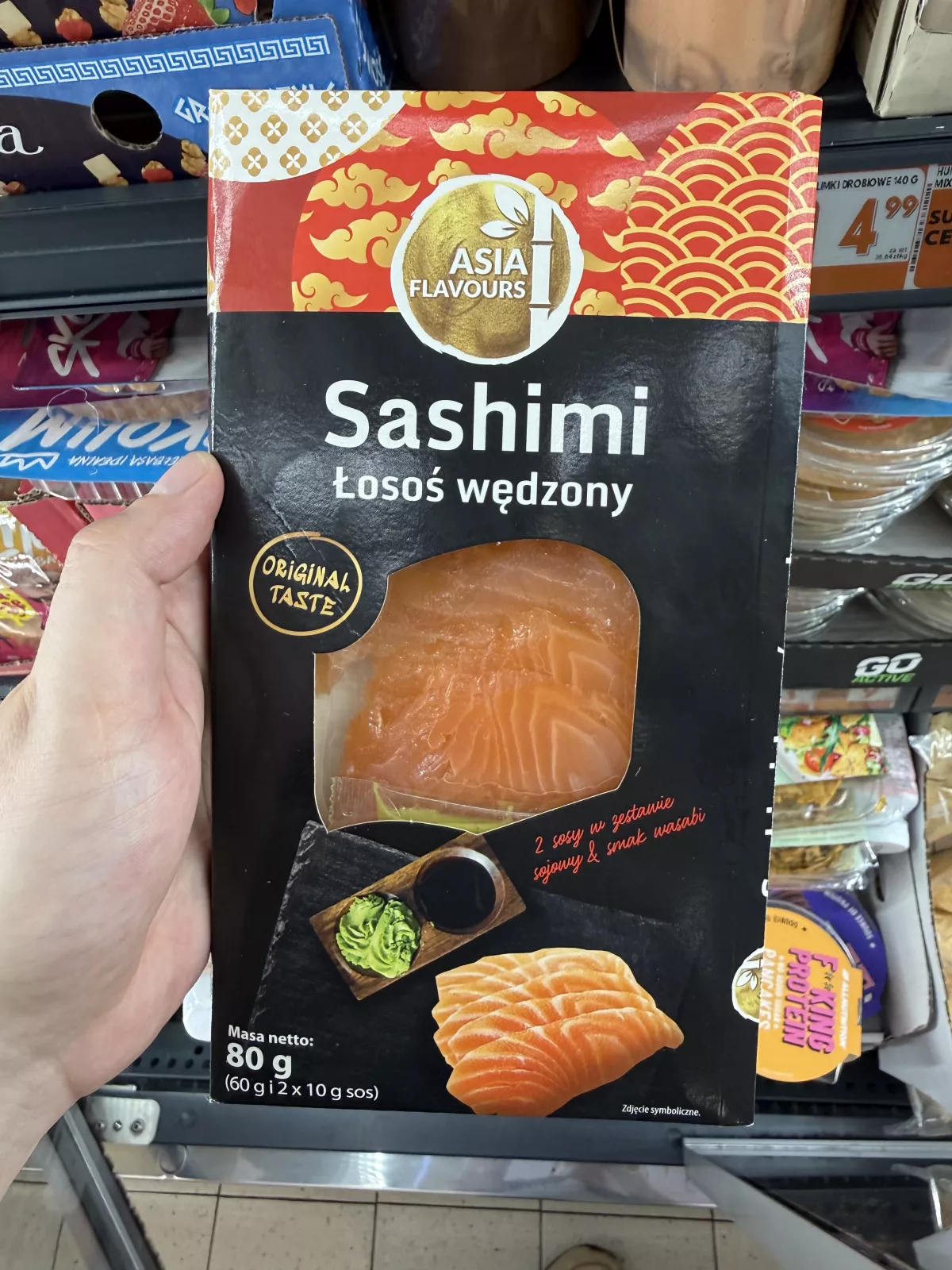 Asia Flavours Sashimi łosoś wędzony | 80g