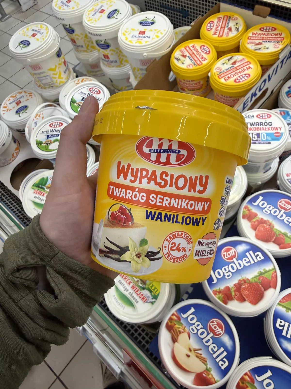 Mlekovita Wypasiony Twaróg sernikowy waniliowy | 500g