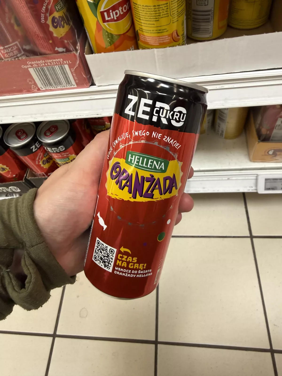 Hellena Oranżada Czerwona Zero Cukru | 330ml