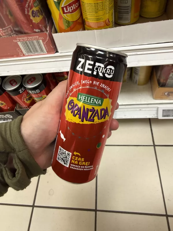 Hellena Oranżada Czerwona Zero Cukru | 330ml
