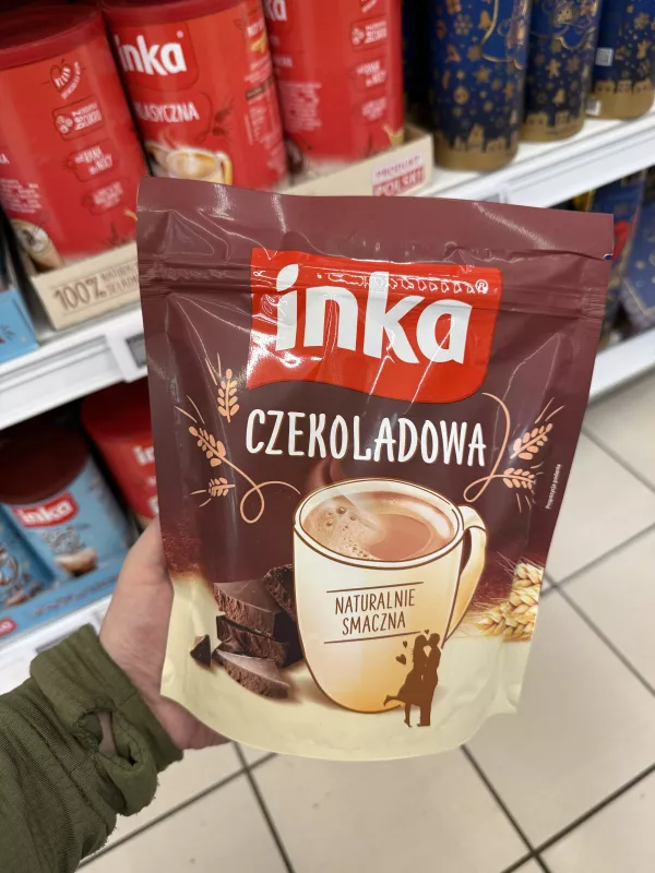 Inka Czekoladowa rozpuszczalna kawa zbożowa z czekoladą | 200g