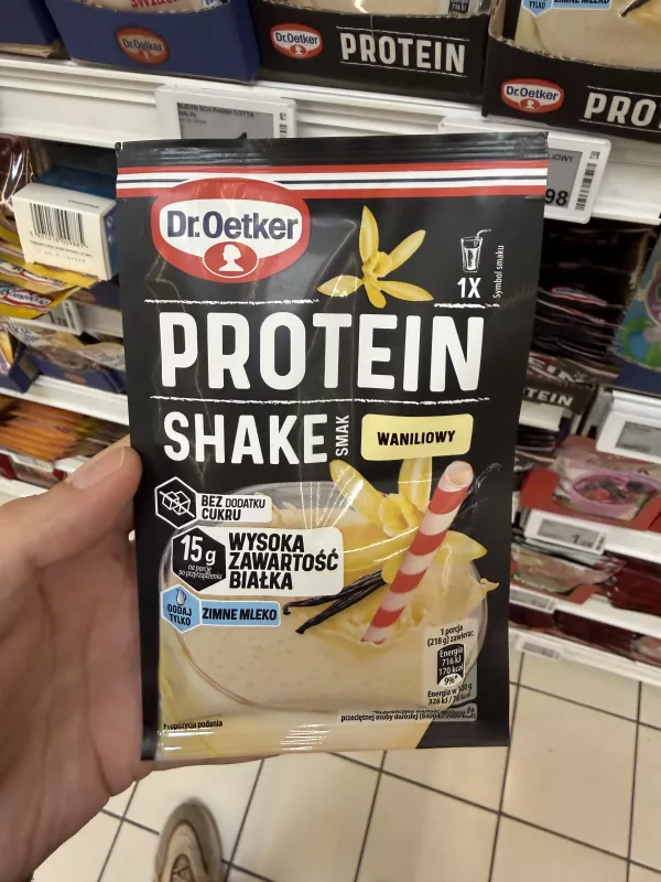 Dr. Oetker Protein Shake smak waniliowy | 18g