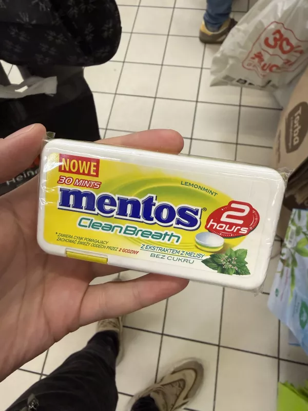 Mentos Clean Breath Lemonmint | 21g