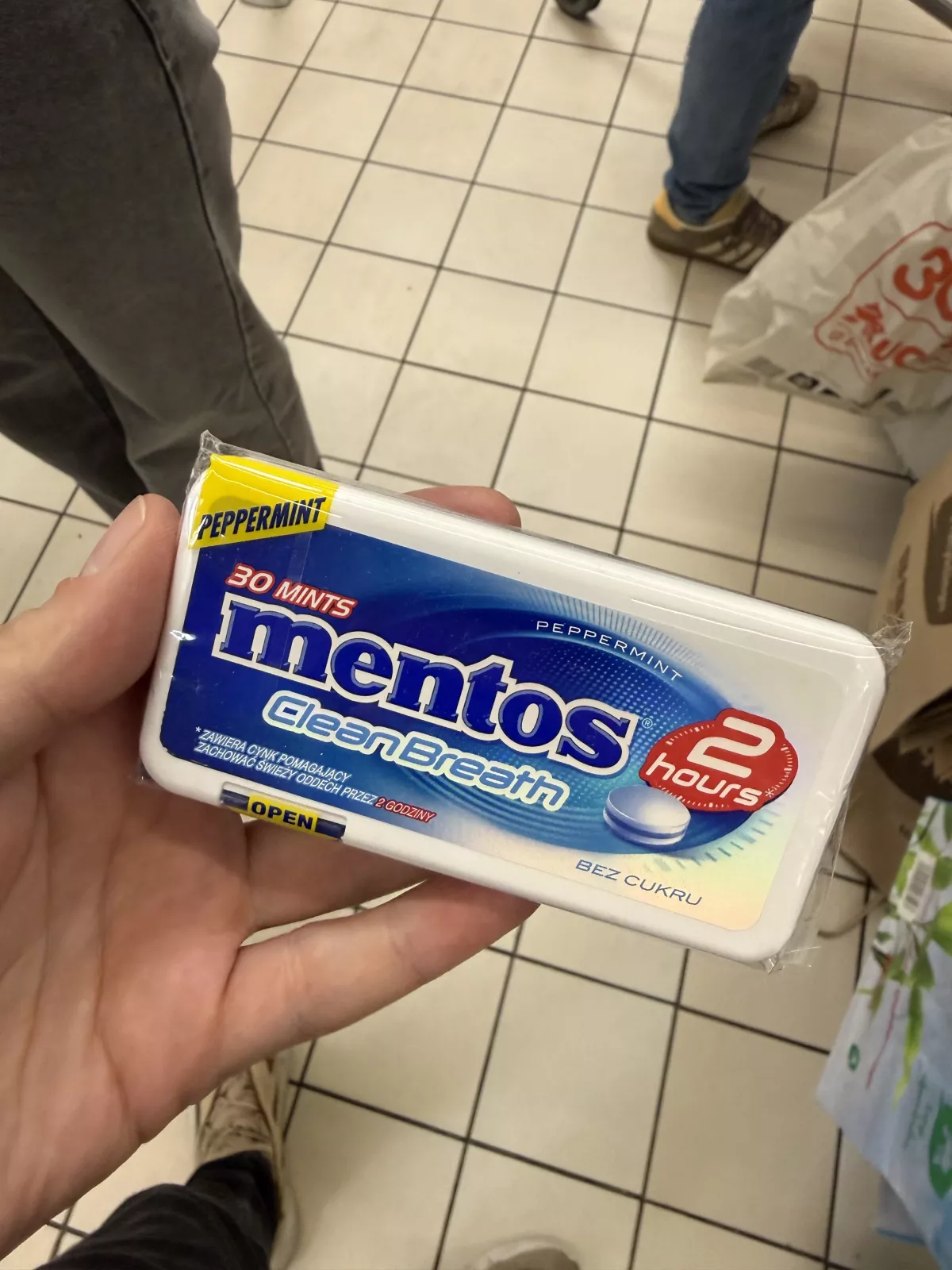 Mentos Clean Breath Peppermint | 21g